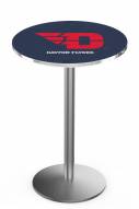 Dayton Flyers Stainless Steel Bar Table with Round Base