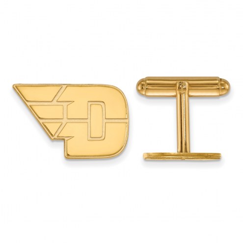 Dayton Flyers Sterling Silver Gold Plated Cuff Links