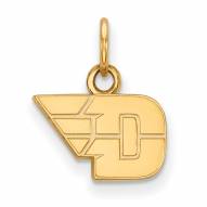 Dayton Flyers Sterling Silver Gold Plated Extra Small Pendant