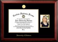 Delaware Blue Hens Gold Embossed Diploma Frame with Portrait