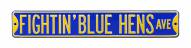 Delaware Blue Hens NCAA Embossed Street Sign