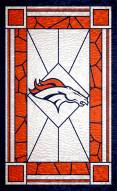 Denver Broncos 11" x 19" Stained Glass Sign
