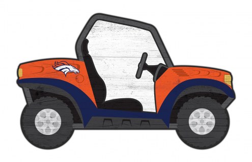Denver Broncos 12&quot; ATV Cutout Sign