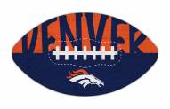 Denver Broncos 12" Football Cutout Sign