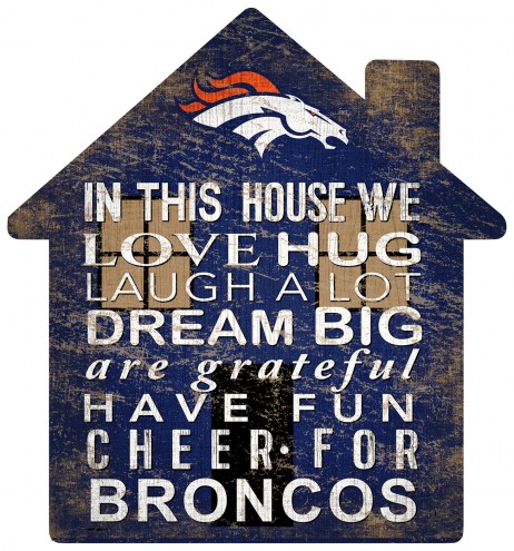 Denver Broncos 12&quot; House Sign