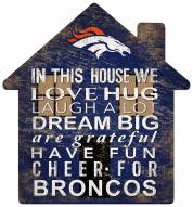 Denver Broncos 12" House Sign
