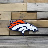 Denver Broncos 12" Steel Logo Sign