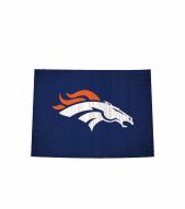 Denver Broncos 12" Team Color Logo State Sign