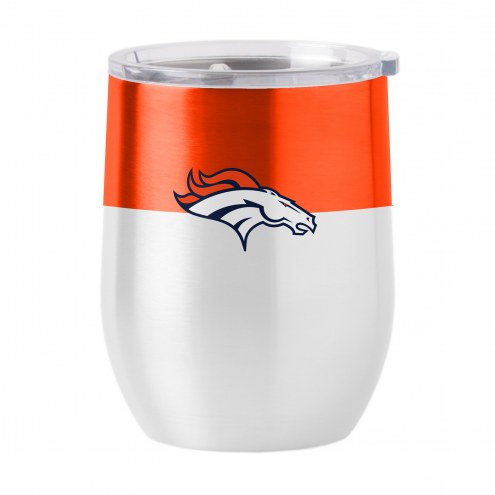 Denver Broncos 16 oz. Gameday Stainless Curved Beverage Tumbler