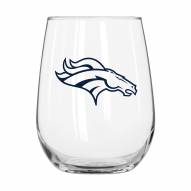 Denver Broncos 16 oz. Gameday Curved Beverage Glass