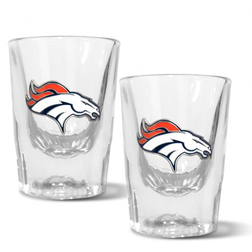 Denver Broncos 2 oz. Prism Shot Glass Set