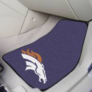 Denver Broncos 2-Piece Carpet Car Mats