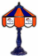 Denver Broncos 21" Glass Table Lamp