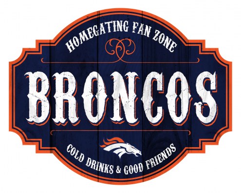 Denver Broncos 24&quot; Homegating Tavern Sign