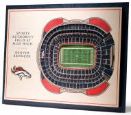 Denver Broncos 5-Layer StadiumViews 3D Wall Art