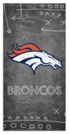Denver Broncos 6" x 12" Chalk Playbook Sign