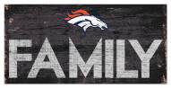Denver Broncos 6" x 12" Family Sign