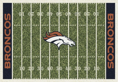 Denver Broncos 6' x 8' NFL Home Field Area Rug