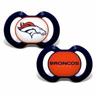 Denver Broncos Baby Pacifier 2-Pack