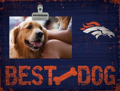 Denver Broncos Best Dog Clip Frame