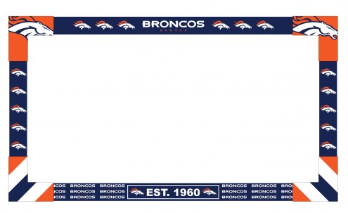 Denver Broncos Big Game Monitor Frame