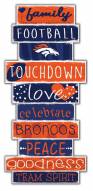 Denver Broncos Celebrations Stack Sign