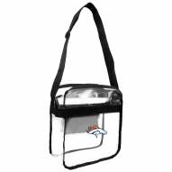 Denver Broncos Clear Crossbody Carry-All Bag