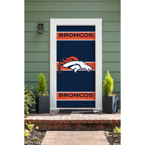 Denver Broncos Front Door Cover