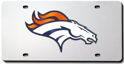 Denver Broncos Laser Cut License Plate