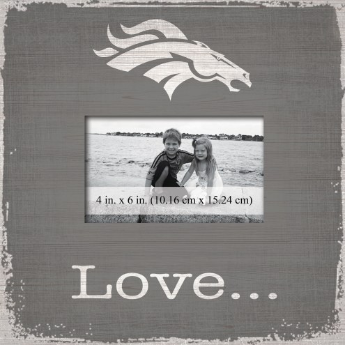 Denver Broncos Love Picture Frame
