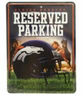 Denver Broncos Metal Parking Sign