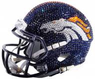 Denver Broncos Mini Swarovski Crystal Football Helmet