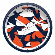 Denver Broncos Modern Wall Clock