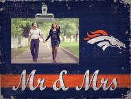 Denver Broncos Mr. & Mrs. Clip Frame