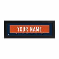 Denver Broncos Name Plate Custom Print