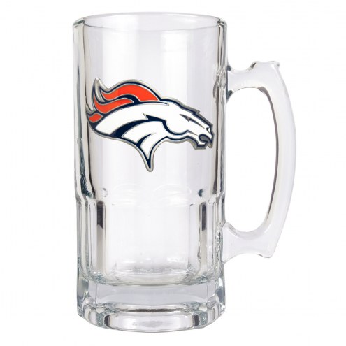 Denver Broncos NFL 1 Liter Glass Macho Mug