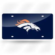 Denver Broncos NFL Laser Cut License Plate