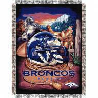 Denver Broncos NFL Woven Tapestry Throw