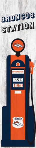 Denver Broncos Retro Pump 48&quot; Leaner