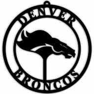 Denver Broncos Silhouette Logo Cutout Door Hanger