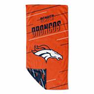 Denver Broncos Splitter Beach Towel