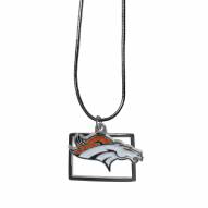 Denver Broncos State Charm Necklace