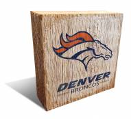 Denver Broncos Team Logo Block
