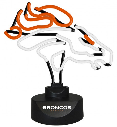 Denver Broncos Team Logo Neon Lamp