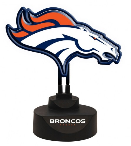 Denver Broncos Team Logo Neon Light