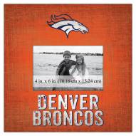 Denver Broncos Team Name 10" x 10" Picture Frame