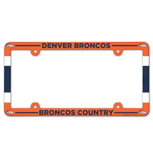 Denver Broncos License Plate Frame