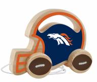 Denver Broncos Wood Push & Pull Toy