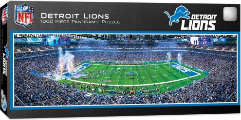 Detroit Lions 1000 Piece Panoramic Puzzle