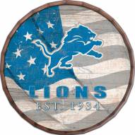 Detroit Lions 16" Flag Barrel Top